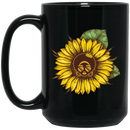 African American Coffee Mug Black Girl Sunflower Queens For Afro Girls 11oz - 15oz Black Mug