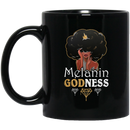 African American Coffee Mug Melanin Goddess Diamond Queen Black History Month 11oz - 15oz Black Mug