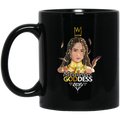 African American Coffee Mug Melanin Goddess Diamond Queen Black History Month 11oz - 15oz Black Mug