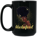 African American Coffee Mug Black Women Blacknificent 11oz - 15oz Black Mug