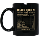 African American Coffee Mug Black Queen Facts Serving Per Container Daily Value 11oz - 15oz Black Mug