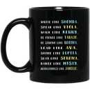 African American Coffee Mug Write Like Shonda Speak Like Viola 11oz - 15oz Black Mug