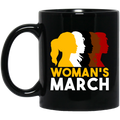 African American Coffee Mug Woman's March Black History Month For Women African Pride 11oz - 15oz Black Mug