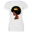 African American Black Queen Melanin Woman T-shirt CustomCat