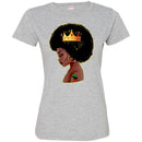 African American Black Queen Melanin Woman T-shirt CustomCat