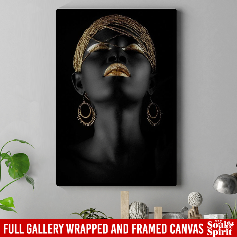 African American Canvas - Art Prints Black Woman Canvas For Living Room Home Decor