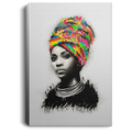 African American Canvas - Black Women Colorful Art For Living Room Home Decor African - CANPO75 - CustomCat
