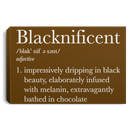 African American Canvas - Blacknificent Impressively Dripping In Black Beauty Canvas Wall Art Decor