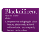 African American Canvas - Blacknificent Impressively Dripping In Black Beauty Canvas Wall Art Decor
