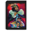African American Canvas - King And Children For Living Room Home Decor