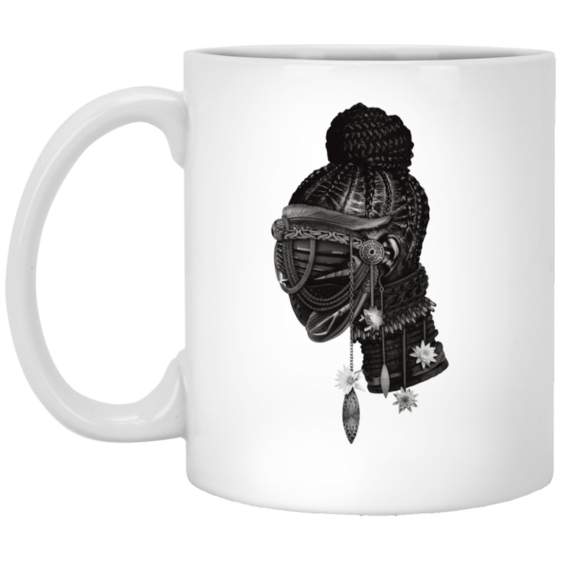 African American Coffee Mug African Girl Afro Art For Women Girls 11oz - 15oz White Mug