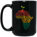 African American Coffee Mug African Tree My Roots 11oz - 15oz Black Mug