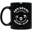 African American Coffee Mug Anti Social You Can't Sit With Us Social Club 11oz - 15oz Black Mug