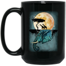 African American Coffee Mug Beautiful Elephant Art 11oz - 15oz Black Mug