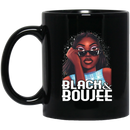 African American Coffee Mug Black And Boujee Black Girl 11oz - 15oz Black Mug