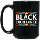 African American Coffee Mug Black Excellence 11oz - 15oz Black Mug