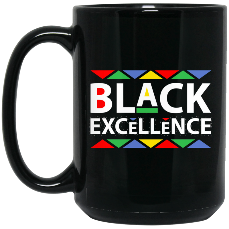 African American Coffee Mug Black Excellence 11oz - 15oz Black Mug