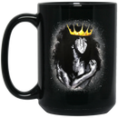African American Coffee Mug Black Girl Afro Art For Women Girls 11oz - 15oz Black Mug