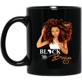 African American Coffee Mug Black Girl Black And Boujee 11oz - 15oz Black Mug CustomCat