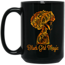 African American Coffee Mug Black Girl Magic 11oz - 15oz Black Mug