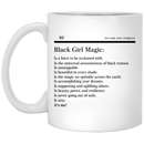African American Coffee Mug Black Girl Magic In Case You Fogot 11oz - 15oz White Mug
