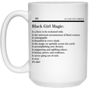African American Coffee Mug Black Girl Magic In Case You Fogot 11oz - 15oz White Mug