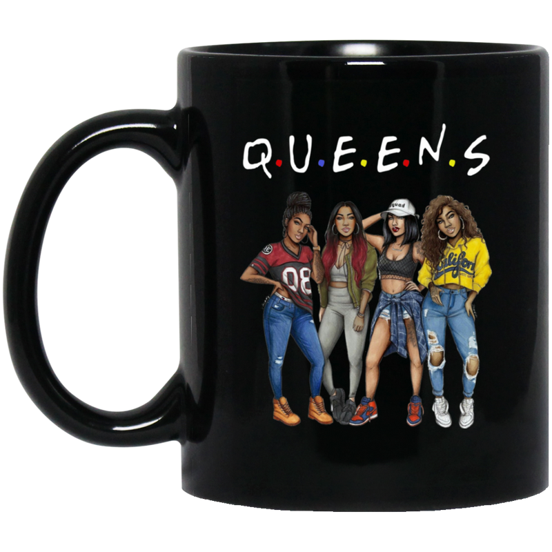 African American Coffee Mug Black Girls Queens 11oz - 15oz Black Mug