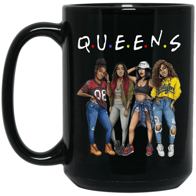 African American Coffee Mug Black Girls Queens 11oz - 15oz Black Mug