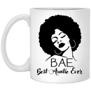 African American Coffee Mug Black Lady Best Auntie Ever 11oz - 15oz White Mug