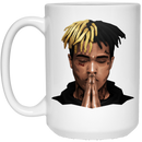 African American Coffee Mug Black Man Praying Hands 11oz - 15oz White Mug