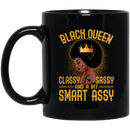 African American Coffee Mug Black Queen Classy Sassy And A Bit Smart Assy 11oz - 15oz Black Mug