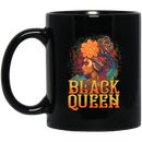 African American Coffee Mug Black Queen Colorful 11oz - 15oz Black Mug