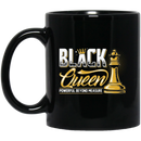 African American Coffee Mug Black Queen Powerful Beyond Measure 11oz - 15oz Black Mug