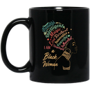 African American Coffee Mug Black Woman Beautiful Intelligent Magic Powerful In Fluential 11oz - 15oz Black Mug