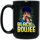 African American Coffee Mug Black Women Black And Boujee 11oz - 15oz Black Mug