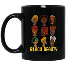 African American Coffee Mug Black Women Black Beauty 11oz - 15oz Black Mug