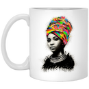 African American Coffee Mug Black Women Colorful Art 11oz - 15oz White Mug