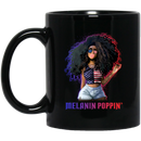 African American Coffee Mug Black Women Melanin Poppin' 11oz - 15oz Black Mug