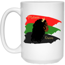 African American Coffee Mug Black Women Melanin Queen Black History Month Mug for African Pride 11oz - 15oz White Mug