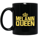 African American Coffee Mug Black Women Melanin Queen Crown Black History Month Mug for African Pride 11oz - 15oz Black Mug