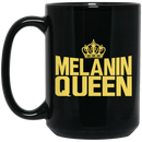 African American Coffee Mug Black Women Melanin Queen Crown Black History Month Mug for African Pride 11oz - 15oz Black Mug