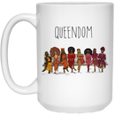 African American Coffee Mug Black Women Queendom Are Sitting 11oz - 15oz White Mug