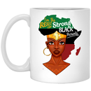 African American Coffee Mug Black Women With African Map I Am The Result Of Strong Black Parents 11oz - 15oz White Mug