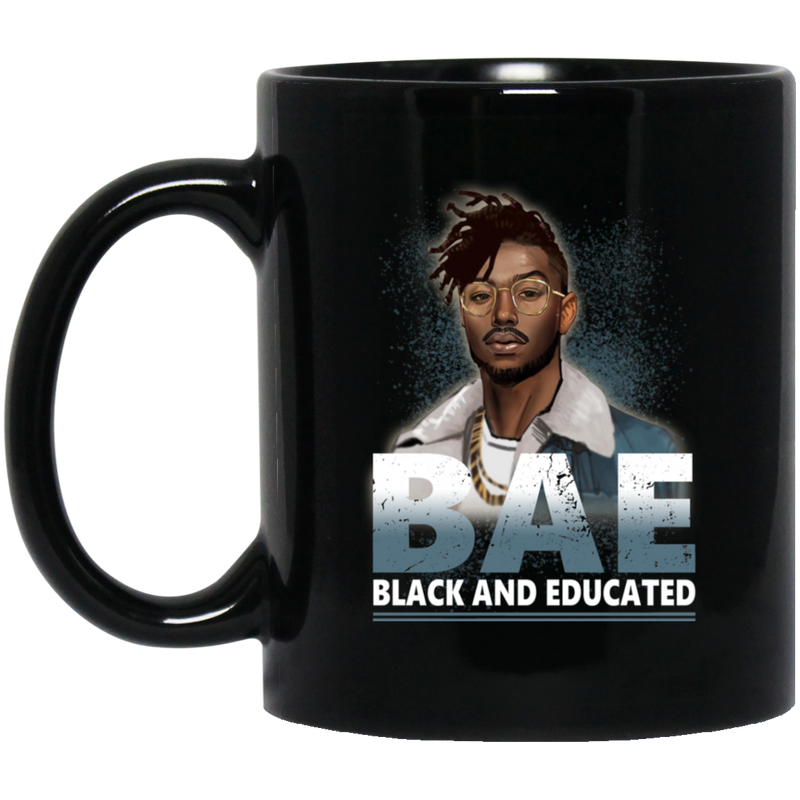 African American Coffee Mug Cute African American Women Mug BAE Black And Educated Gift 11oz - 15oz Black Mug