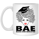 African American Coffee Mug Cute African American Women Mug BAE Black And Educated Gift 11oz - 15oz White Mug
