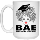 African American Coffee Mug Cute African American Women Mug BAE Black And Educated Gift 11oz - 15oz White Mug