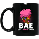 African American Coffee Mug Cute Black Women Mug BAE Best Auntie Ever Gift 11oz - 15oz Black Mug