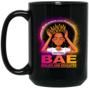 African American Coffee Mug Cute Black Women Mug BAE Boujee And Educated Gift 11oz - 15oz Black Mug