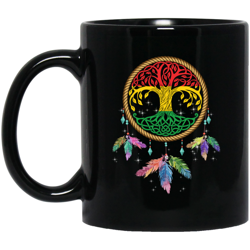 African American Coffee Mug Dreamcatcher Of Africa 11oz - 15oz Black Mug