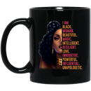 African American Coffee Mug I Am Black Woman Beautiful Magic Intelligent 11oz - 15oz Black Mug